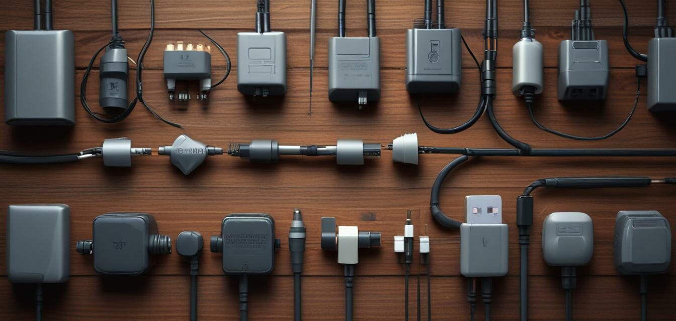 Cables and Adapters for Portable Power Stations