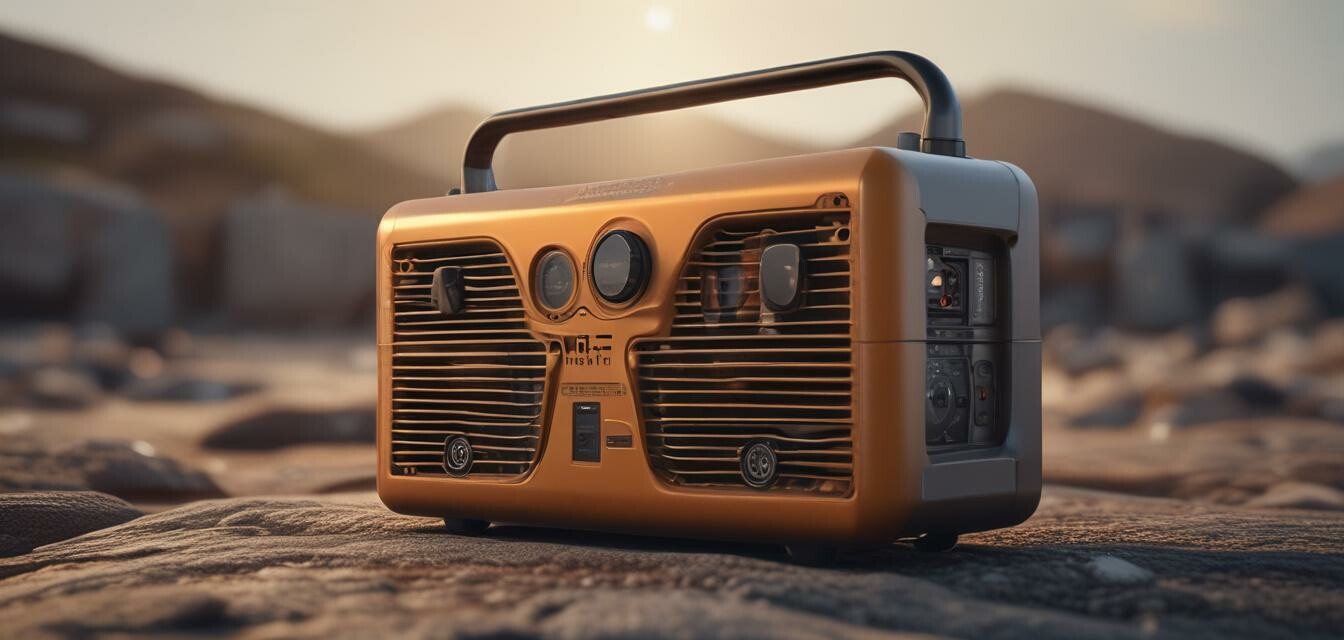 Innovative portable power station model