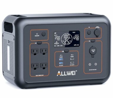 ALLWEI LiFePO4 Portable Power Station